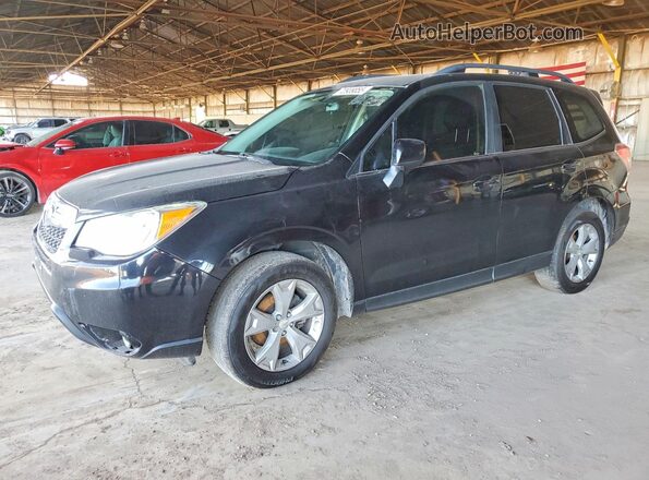 JF2SJAHC6GH490550 2016 SUBARU FORESTER 2.5 Черный Передняя левая четверть