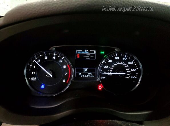 JF2SJAJC2HH401486 2017 SUBARU FORESTER 2.5 Зеленый Вид щитка приборов