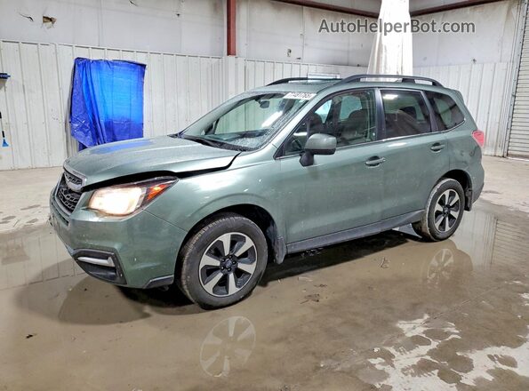 JF2SJAJC2HH401486 2017 SUBARU FORESTER 2.5 Зеленый Передняя левая четверть
