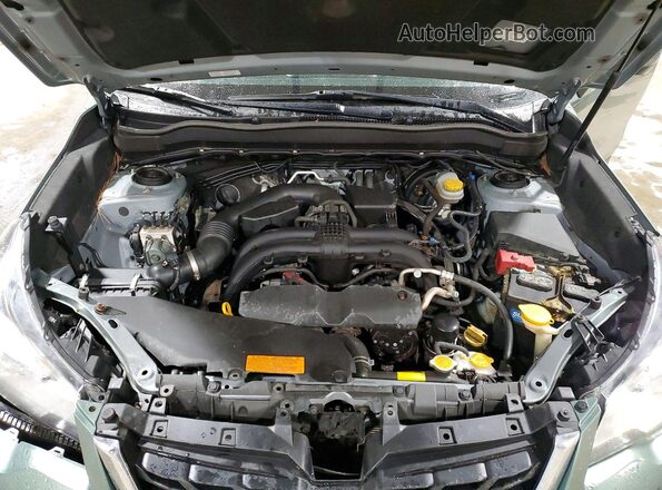 JF2SJAJC2HH401486 2017 SUBARU FORESTER 2.5 Зеленый Вид подкапотного пространства
