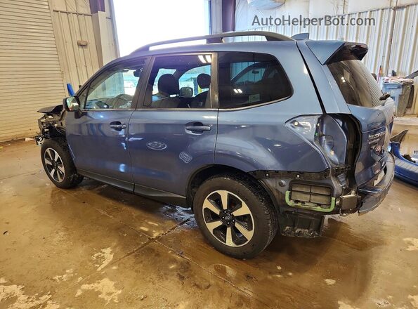 JF2SJAJC3HH463933 2017 SUBARU FORESTER 2.5 Синий Задняя левая четверть