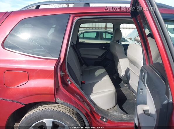 JF2SJAJC8HH559427 2017 SUBARU FORESTER 2.5 Red VIN კოდის სტიკერის ხედი
