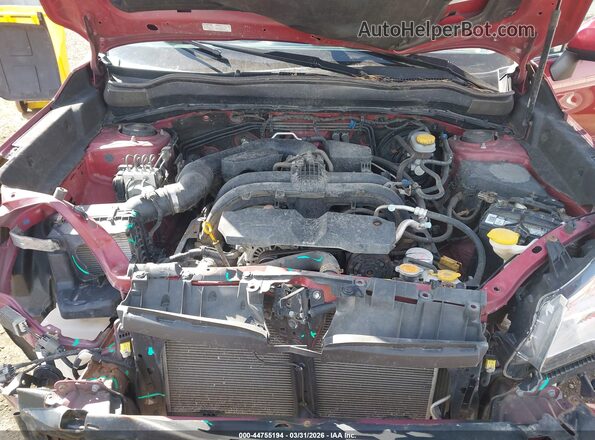 JF2SJAJC8HH559427 2017 SUBARU FORESTER 2.5 Red უკანა ხედი