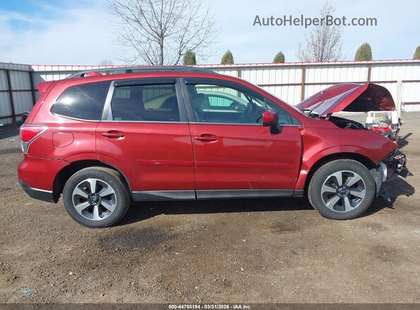 JF2SJAJC8HH559427 2017 SUBARU FORESTER 2.5 Red სალონის 360-გრადუსიანი ხედი