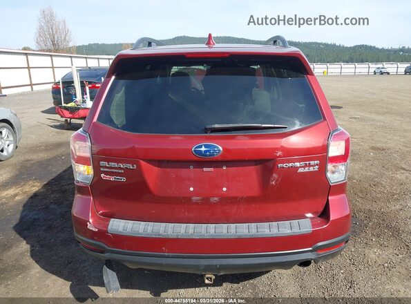 JF2SJAJC8HH559427 2017 SUBARU FORESTER 2.5 Red 