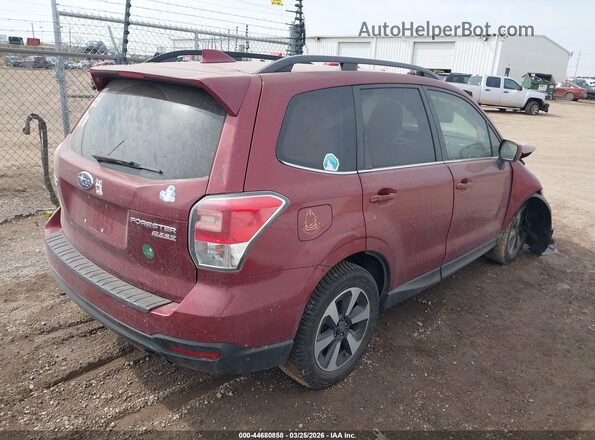 JF2SJALC8HH401196 2017 SUBARU FORESTER 2.5 Red Задня права чверть