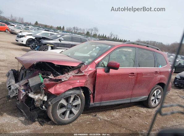 JF2SJALC8HH401196 2017 SUBARU FORESTER 2.5 Red Панорамний вид салону 360°
