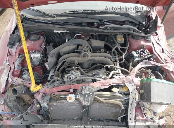 JF2SJALC8HH401196 2017 SUBARU FORESTER 2.5 Red Вид ззаду