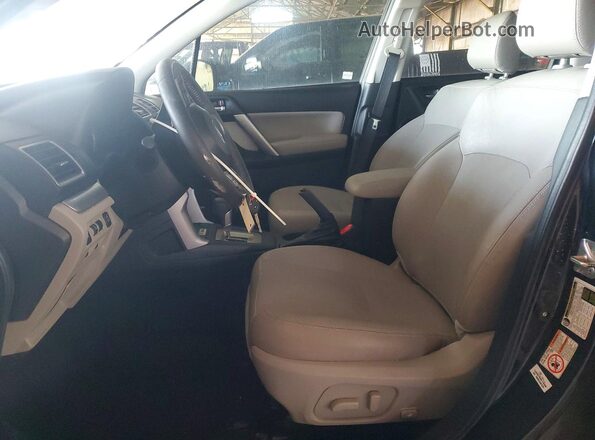 JF2SJARC5GH424800 2016 SUBARU FORESTER 2.5 Gray Widok wnętrza z przodu