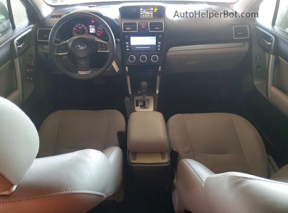 JF2SJARC5GH424800 2016 SUBARU FORESTER 2.5 Gray Widok deski rozdzielczej