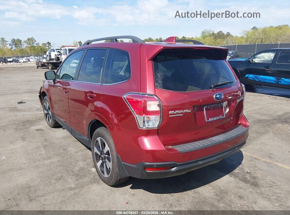JF2SJARC7JH540328 2018 SUBARU FORESTER 2.5 Красный Задняя левая четверть