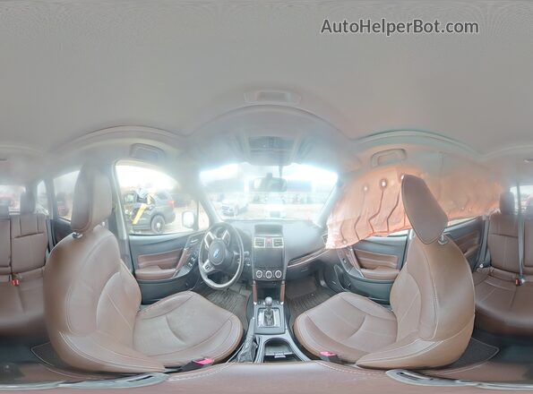 JF2SJATC9HH451265 2017 SUBARU FORESTER 2.5I TO Коричневый Панорамный вид салона 360°