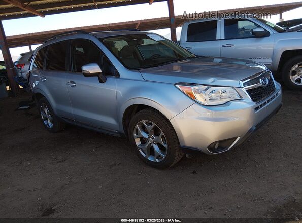 JF2SJAVC6GH435259 2016 SUBARU FORESTER 2.5I TO Серебряный Передняя правая четверть
