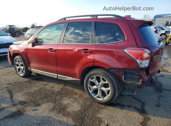 JF2SJAWC0JH490523 2018 SUBARU FORESTER 2.5I TO Темно-бордовый Задняя левая четверть