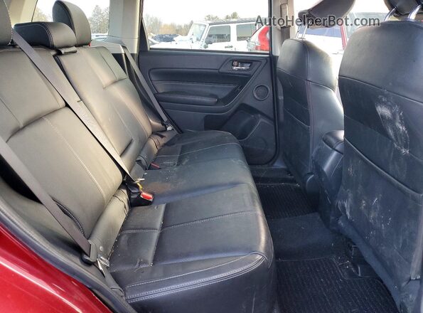 JF2SJAWC0JH490523 2018 SUBARU FORESTER 2.5I TO Темно-бордовый Вид задней части салона