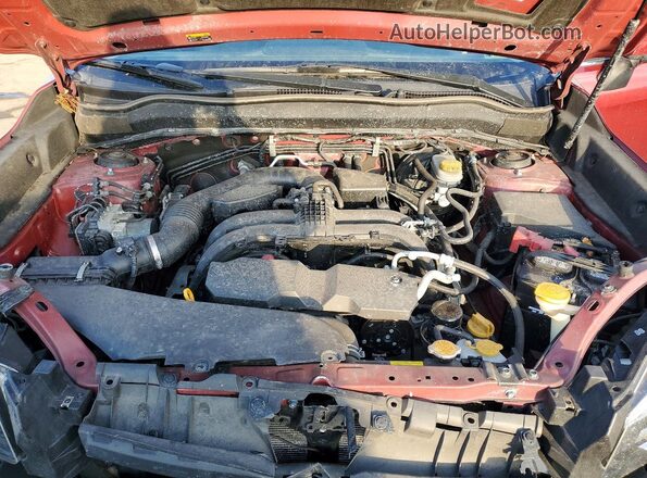 JF2SJAWC0JH490523 2018 SUBARU FORESTER 2.5I TO Темно-бордовый Вид подкапотного пространства
