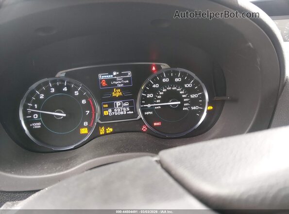 JF2SJAWC1HH549234 2017 SUBARU FORESTER 2.5I TO Серый Вид задних сидений