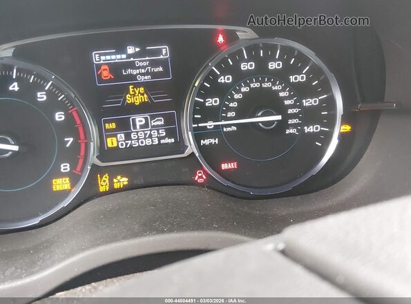 JF2SJAWC1HH549234 2017 SUBARU FORESTER 2.5I TO Серый 
