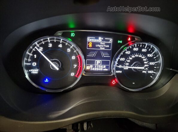 JF2SJAWC2HH810922 2017 SUBARU FORESTER 2.5I TO Серебряный Вид щитка приборов