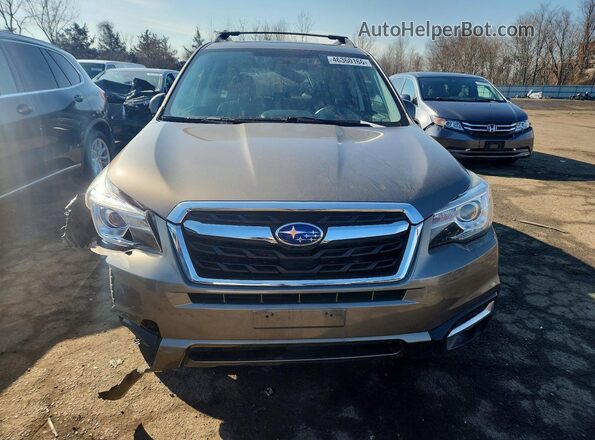 JF2SJAWC3HH485598 2017 SUBARU FORESTER 2.5I TO Коричневый Вид спереди