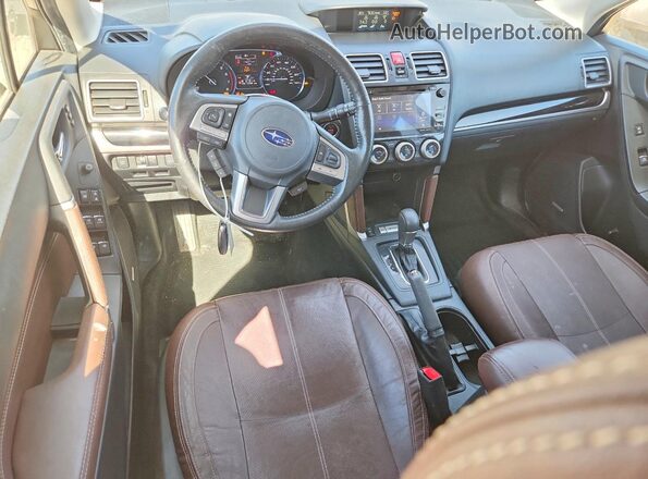 JF2SJAWC4JH528707 2018 SUBARU FORESTER 2.5I TO Коричневый Вид панели приборов