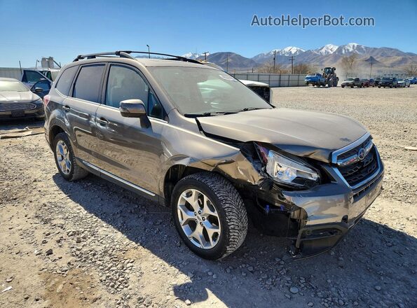 JF2SJAWC4JH528707 2018 SUBARU FORESTER 2.5I TO Коричневый Передняя правая четверть