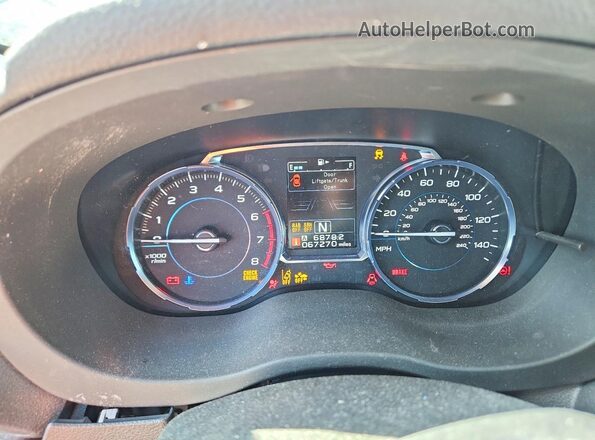 JF2SJAWC5JH473622 2018 SUBARU FORESTER 2.5I TO Темно-бордовый Вид щитка приборов
