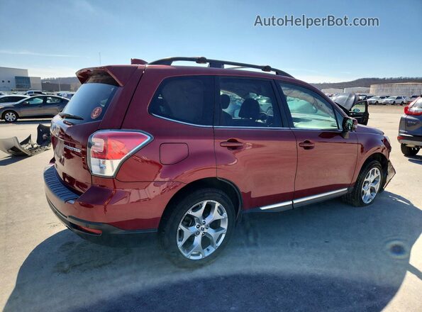 JF2SJAWC5JH473622 2018 SUBARU FORESTER 2.5I TO Темно-бордовый Задняя правая четверть