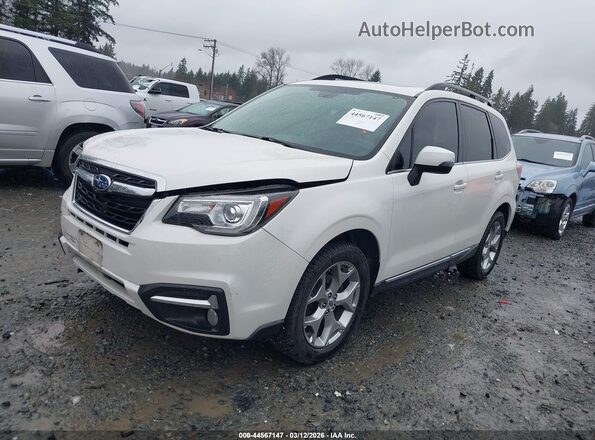 JF2SJAWC5JH613121 2018 SUBARU FORESTER 2.5I TO Белый Передняя левая четверть
