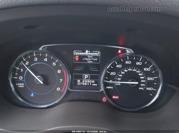JF2SJAWC5JH613121 2018 SUBARU FORESTER 2.5I TO Белый Вид задних сидений