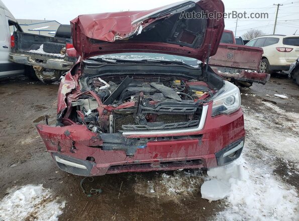 JF2SJAWC7JH488784 2018 SUBARU FORESTER 2.5I TO Темно-бордовый Вид спереди
