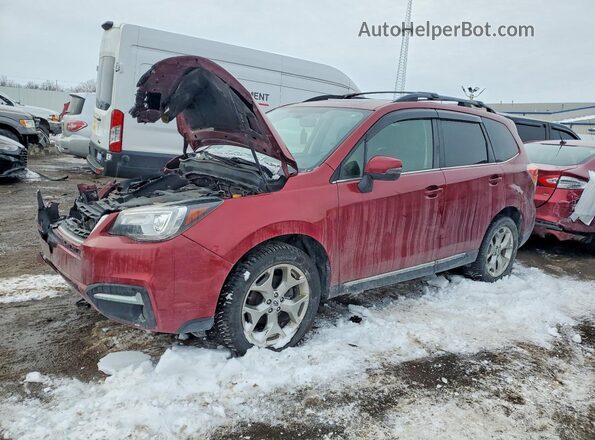 JF2SJAWC7JH488784 2018 SUBARU FORESTER 2.5I TO Темно-бордовый Передняя левая четверть
