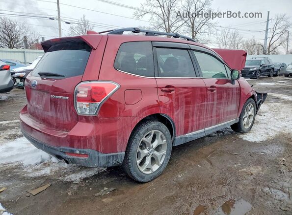 JF2SJAWC7JH488784 2018 SUBARU FORESTER 2.5I TO Темно-бордовый Задняя правая четверть
