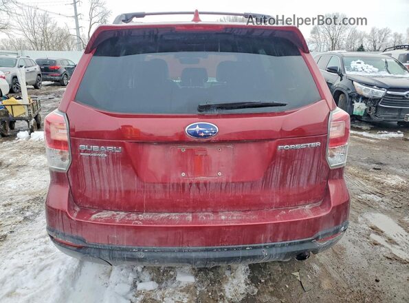 JF2SJAWC7JH488784 2018 SUBARU FORESTER 2.5I TO Темно-бордовый Вид сзади