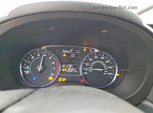 JF2SJAWC7JH488784 2018 SUBARU FORESTER 2.5I TO Темно-бордовый Вид щитка приборов