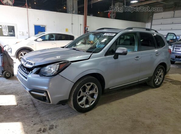 JF2SJAWC8HH517123 2017 SUBARU FORESTER 2.5I TO Silver Front left