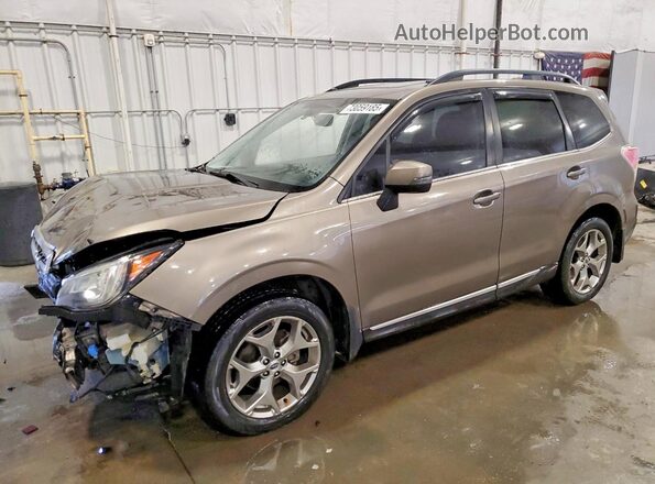 JF2SJAWC9JH431289 2018 SUBARU FORESTER Коричневый Передняя левая четверть