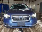 2018 Subaru Forester 2.5i Touring Синий vin: JF2SJAWCXJH445315