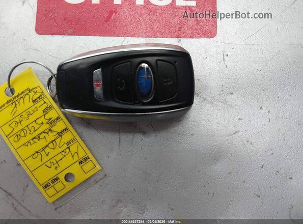 JF2SJAXC7GH511925 2016 SUBARU FORESTER 2.5I TO Blue Vista del salpicadero