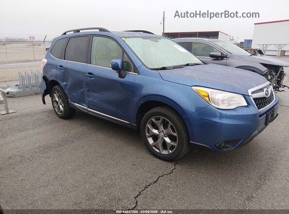JF2SJAXC7GH511925 2016 SUBARU FORESTER 2.5I TO Blue Delantero derecho
