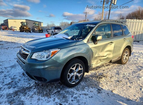 JF2SJAXC9GH407324 2016 SUBARU FORESTER 2.5I TO Green Przód lewy