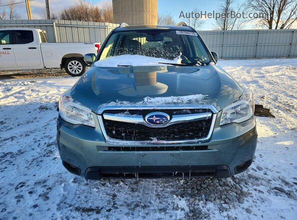 JF2SJAXC9GH407324 2016 SUBARU FORESTER 2.5I TO Green Widok z przodu