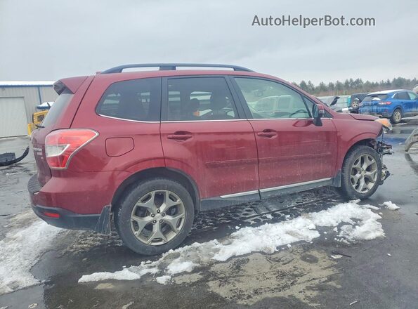 JF2SJAXCXGH430272 2016 SUBARU FORESTER 2.5I TO Темно-бордовый Задняя правая четверть