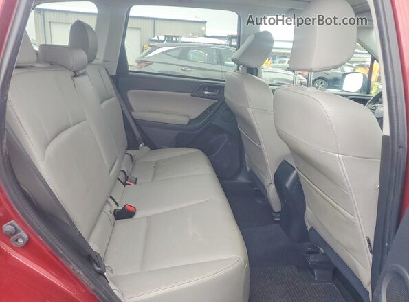 JF2SJAXCXGH430272 2016 SUBARU FORESTER 2.5I TO Темно-бордовый Вид задних сидений