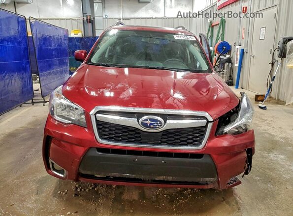 JF2SJGDC7GH475614 2016 SUBARU FORESTER2. Red Դիմացի տեսք