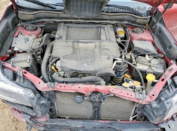 JF2SJGDC9GH447684 2016 SUBARU FORESTER2. Красный Вид подкапотного пространства