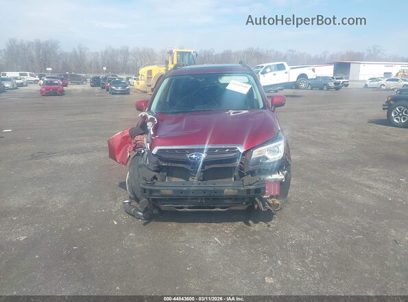 JF2SJGTC3HH515416 2017 SUBARU FORESTER2. Maroon Widok deski rozdzielczej
