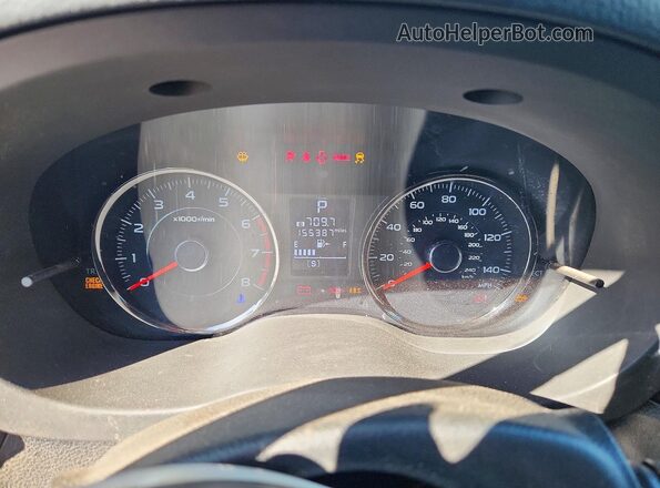 JF2SJGVC0GH538566 2016 SUBARU FORESTER Silver Вид щитка приладів
