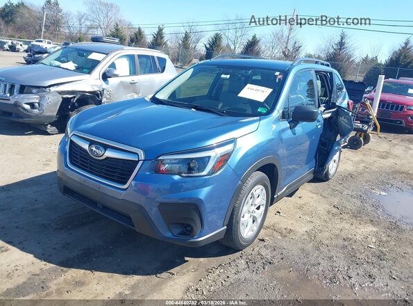 JF2SKADC2MH425676 2021 SUBARU FORESTER Blue წინა მარცხენა ხედი სამი მეოთხედიდან