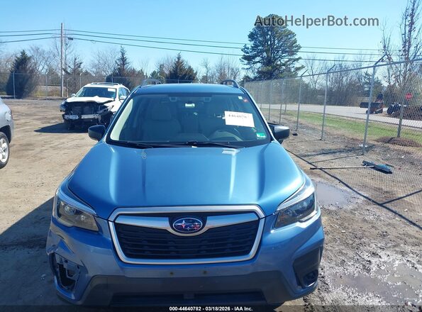 JF2SKADC2MH425676 2021 SUBARU FORESTER Blue უკანა სალონის ხედი